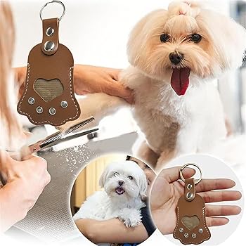 Amazon.co.jp: ペットヘアメモリアルキーリング - 足形ペット